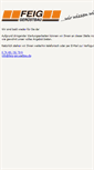 Mobile Screenshot of feig-geruestbau.de